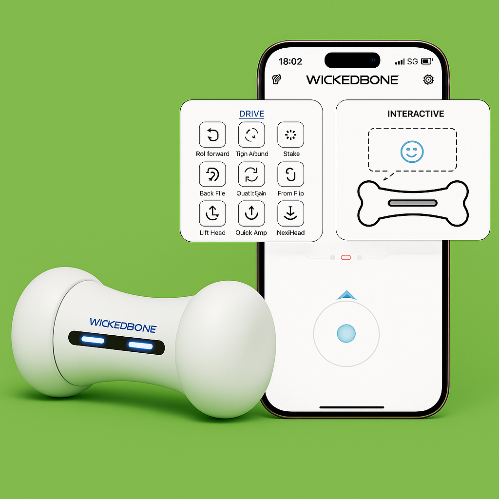 WickedBone – Pametna interaktivna kost za pse